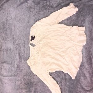 Boho cream color top size M